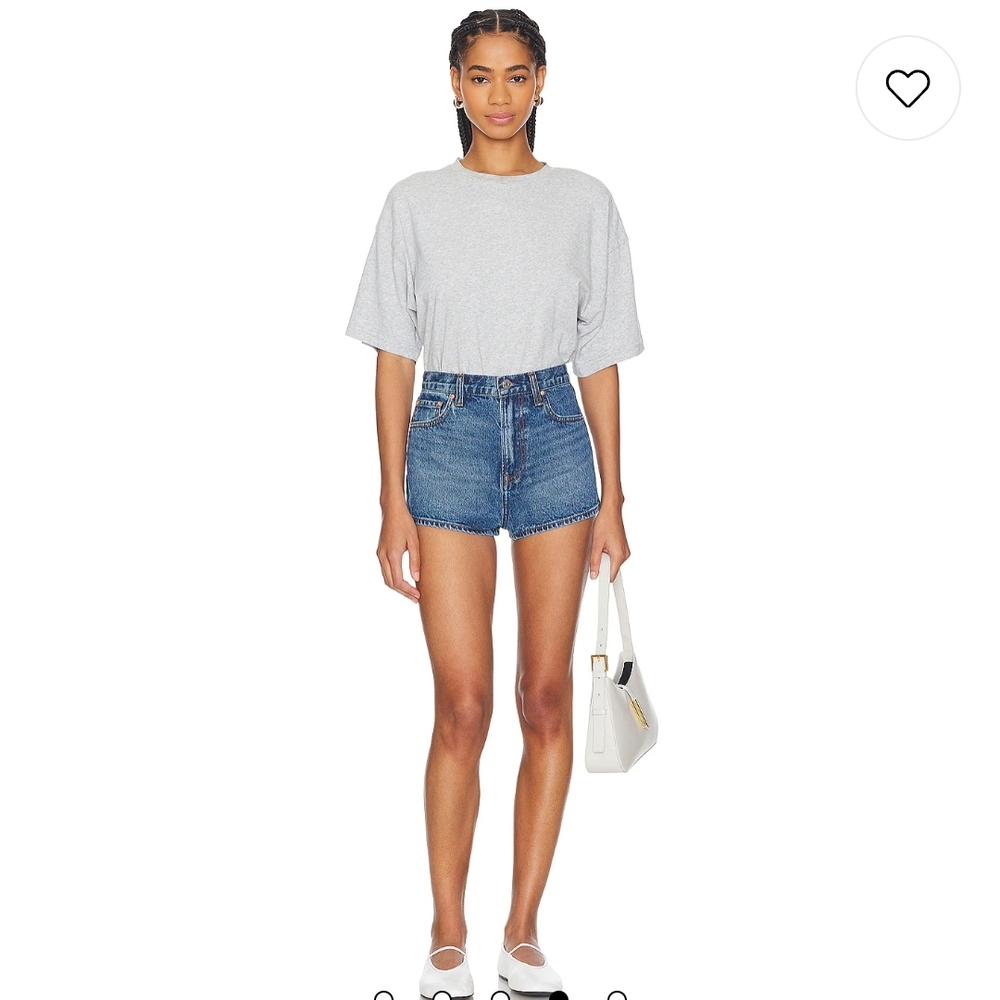 NWT GRLFRND Kyla High Rise Jean Short In Size 28